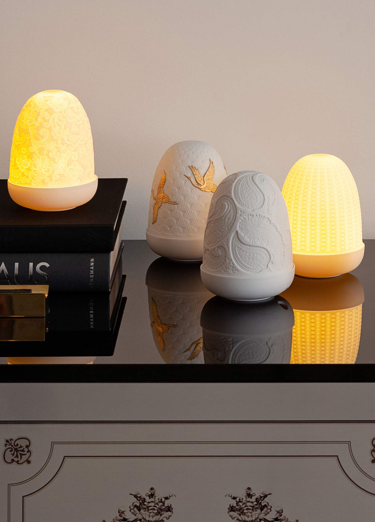 Amazon.co.jp: リヤドロ LLADRÓ ドームランプ ペイズリー 01023919